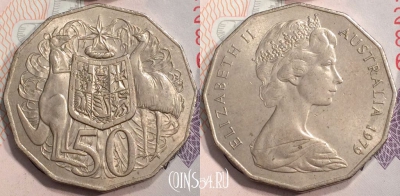 Австралия 50 центов 1979 года, KM# 68, 132-132