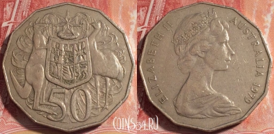 Австралия 50 центов 1979 года, KM# 68, 257-118
