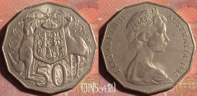 Австралия 50 центов 1980 года, KM# 68, 172i-041