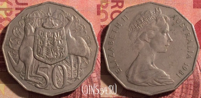 Австралия 50 центов 1981 года, KM# 68, 286i-064