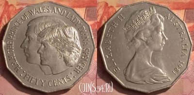 Австралия 50 центов 1981 года, KM# 72, 286o-092