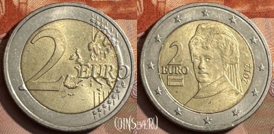 Австрия 2 евро 2012 года, KM# 3143, 467s-622