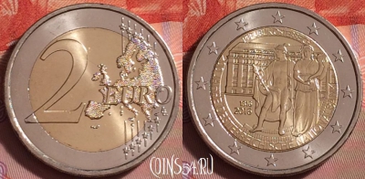 Австрия 2 евро 2016 года, KM# 3248, UNC, 286j-005