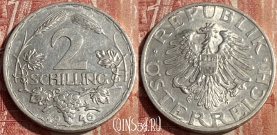 Австрия 2 шиллинга 1946 года, KM# 2872, 174q-087 ♛