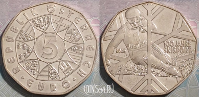 Австрия 5 евро 2005 года, Серебро, Ag, KM# 3117, a087-014