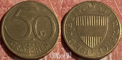 Австрия 50 грошей 1963 года, KM# 2885, 144q-066