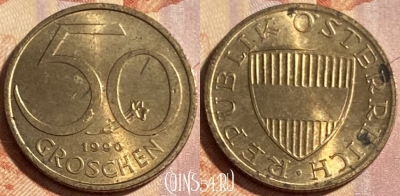 Австрия 50 грошей 1990 года, KM# 2885, 481р-034