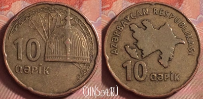 Азербайджан 10 гяпиков 2006 года, KM# 42, 164k-016