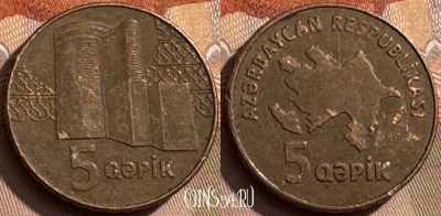 Азербайджан 5 гяпиков 2006 года, KM# 41, 304s-085