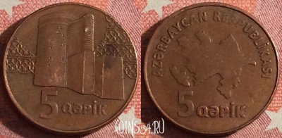 Азербайджан 5 гяпиков 2006 года, KM# 41, 350-022