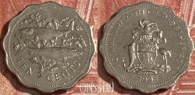 Багамские Острова 10 центов 1998 г., KM# 61, 475r-022