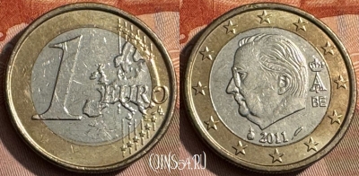 Бельгия 1 евро 2011 года, KM# 301, 467s-643