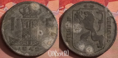 Бельгия 1 франк 1942 года, Q - E, KM# 127, 084j-093