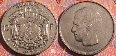 Бельгия 10 франков 1972 года, KM# 155, a130-051