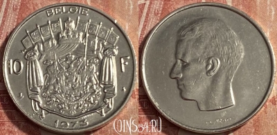 Бельгия 10 франков 1973 года, 'BELGIE', KM# 156, 233q-080 ♛