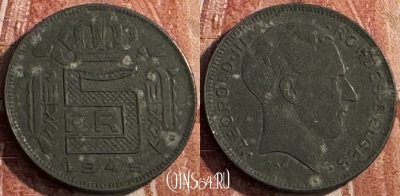 Бельгия 5 франков 1945 г., DES BELGES, 123s-048 ♛