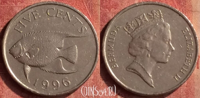 Бермудские Острова 5 центов 1994 года, KM# 45, 402-008