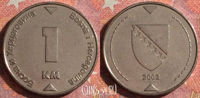 Босния и Герцеговина 1 марка 2002 года, KM# 118, 350-042