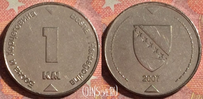 Босния и Герцеговина 1 марка 2007 года, KM# 118, 374-108