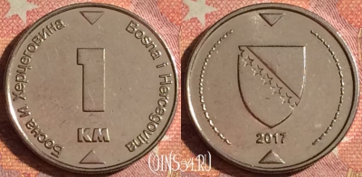 Босния и Герцеговина 1 марка 2017 года, KM# 118, 378-126