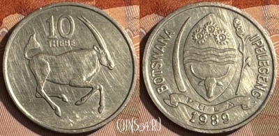 Ботсвана 10 тхебе 1989 года, КМ# 5, s513s-031