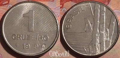 Бразилия 1 крузейро 1979 года, KM# 590, 141b-142