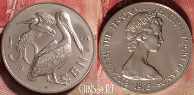 Британские Виргинские острова 50 центов 1973 г., 249j-025