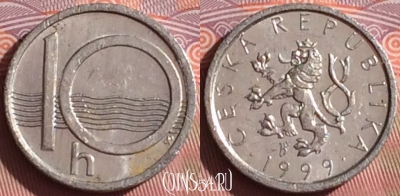 Чехия 10 геллеров 1999 года, KM# 6, 055i-059