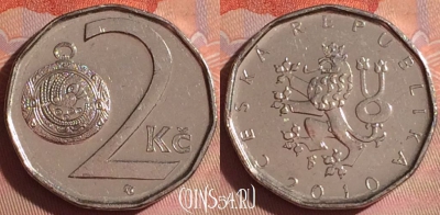 Чехия 2 кроны 2010 года, KM# 9, 049i-018