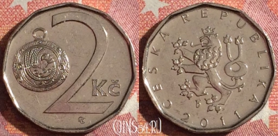 Чехия 2 кроны 2011 года, KM# 9, 350-009