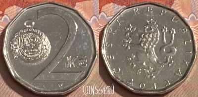 Чехия 2 кроны 2012 года, KM# 9, 093s-126