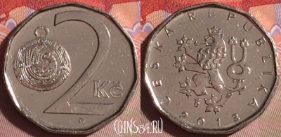 Чехия 2 кроны 2013 года, KM# 9, 061j-043