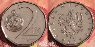 Чехия 2 кроны 2013 года, KM# 9, 253i-088