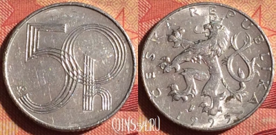 Чехия 50 геллеров 1995 года, KM# 3, 236i-121