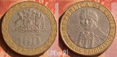 Чили 100 песо 2005 года, KM# 236, 127o-131