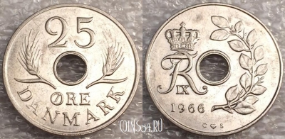 Дания 25 эре 1966 года, 79-060b