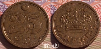 Дания 25 эре 1990 года, KM# 868, 094c-123
