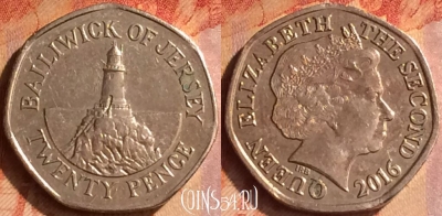 Джерси 20 пенсов 2016 года, KM# 107, 122o-131