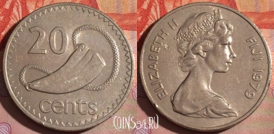 Фиджи 20 центов 1979 года, KM# 31, 262c-039
