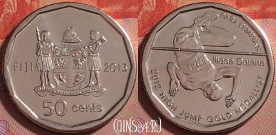 Фиджи 50 центов 2013 года, KM# 515, UNC, 294j-119
