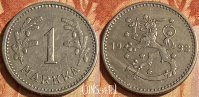 Финляндия 1 марка 1932 года, KM# 30, 463q-177 ♛