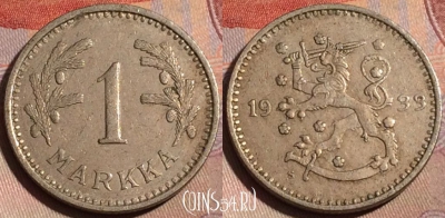Финляндия 1 марка 1933 года, KM# 30, 185b-002
