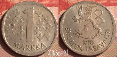 Финляндия 1 марка 1978 года, KM# 49a, 430-067