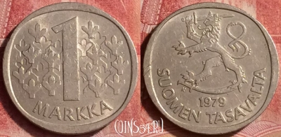 Финляндия 1 марка 1979 года, KM# 49a, 354l-054