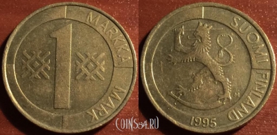Финляндия 1 марка 1995 года, 58-022