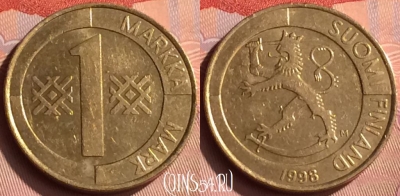Финляндия 1 марка 1998 года, KM# 76, 222n-116