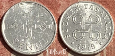 Финляндия 1 пенни 1979 года, KM# 44a, 463r-164