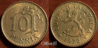 Финляндия 10 пенни 1972 года, 49-144