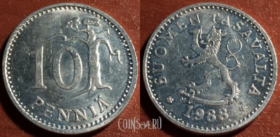 Финляндия 10 пенни 1988 года, 56-048