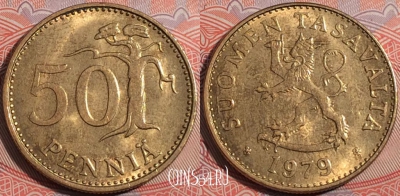 Финляндия 50 пенни 1979 года, КМ# 48, a146-018